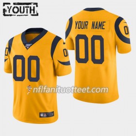 Lasten Los Angeles Rams NFL Pelipaita Custom Nike Gold 100th